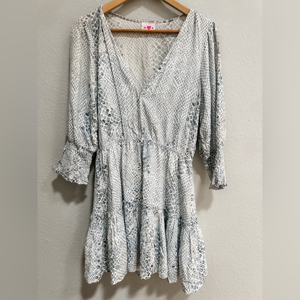 Buddy Love Snake Pattern Minidress